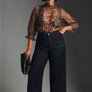 Anthropologie Maeve Collette Linen Pant